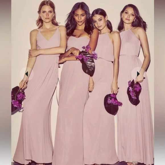 David’s Bridal georgette bridesmaid dress- NEW!!! - Picture 3 of 10